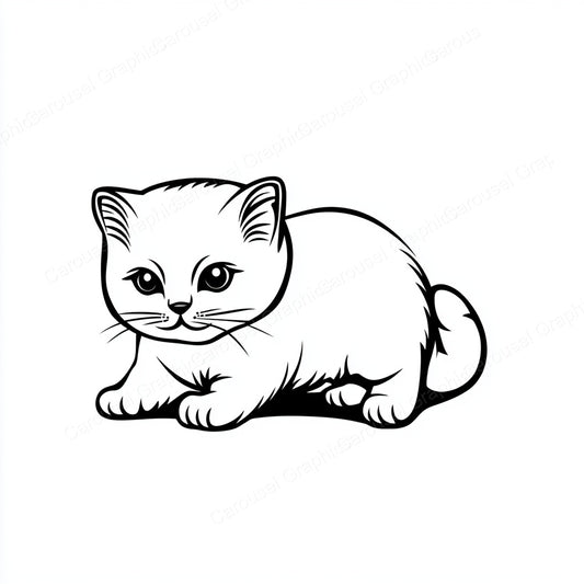 Kitten Vector Graphic preview