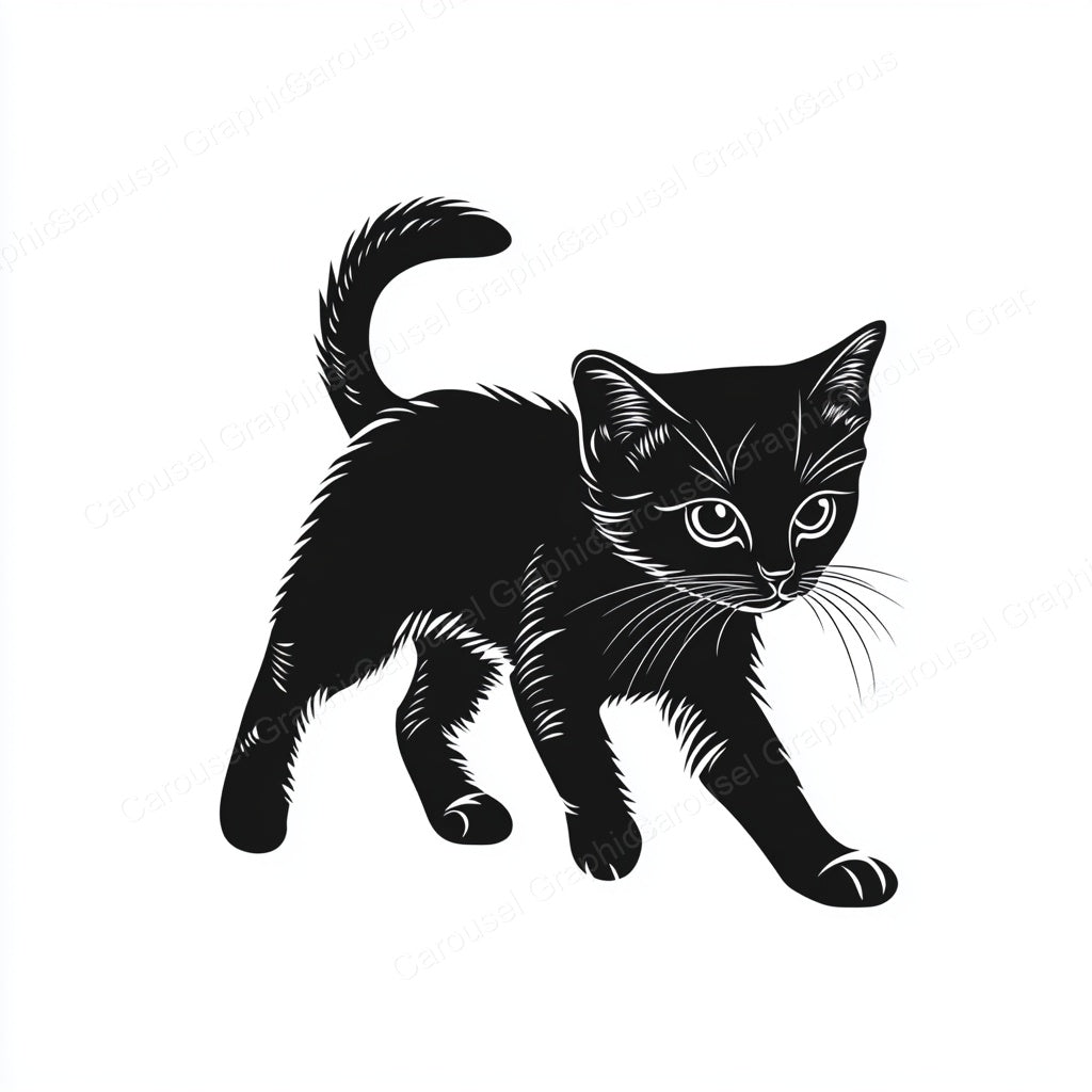 Kitten Vector Graphic preview