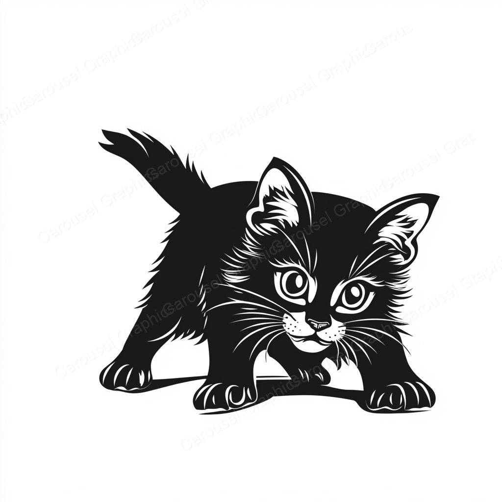 Kitten Vector Graphic preview
