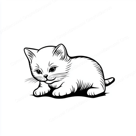 Kitten Vector Graphic preview