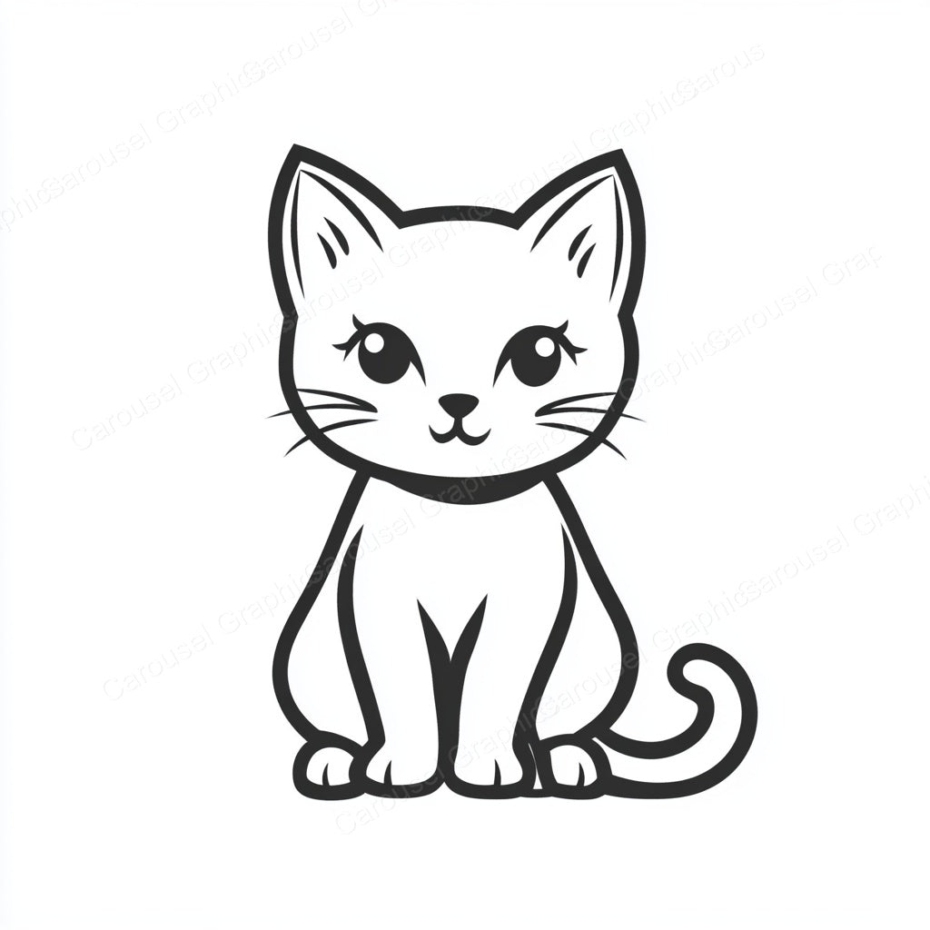 Kitten Vector Graphic preview