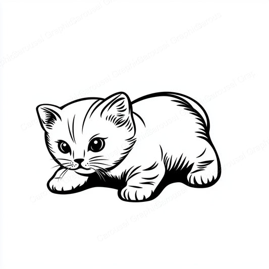 Kitten Vector Graphic preview