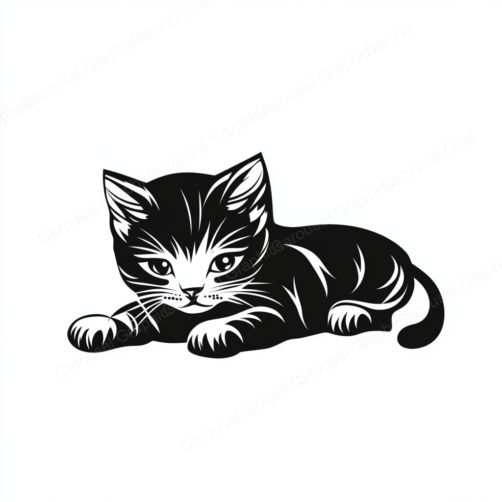 Kitten Vector Graphic preview