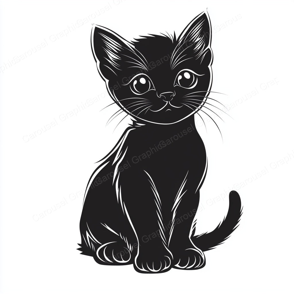 Kitten Vector Graphic preview