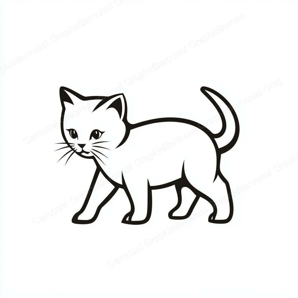 Kitten Vector Graphic preview