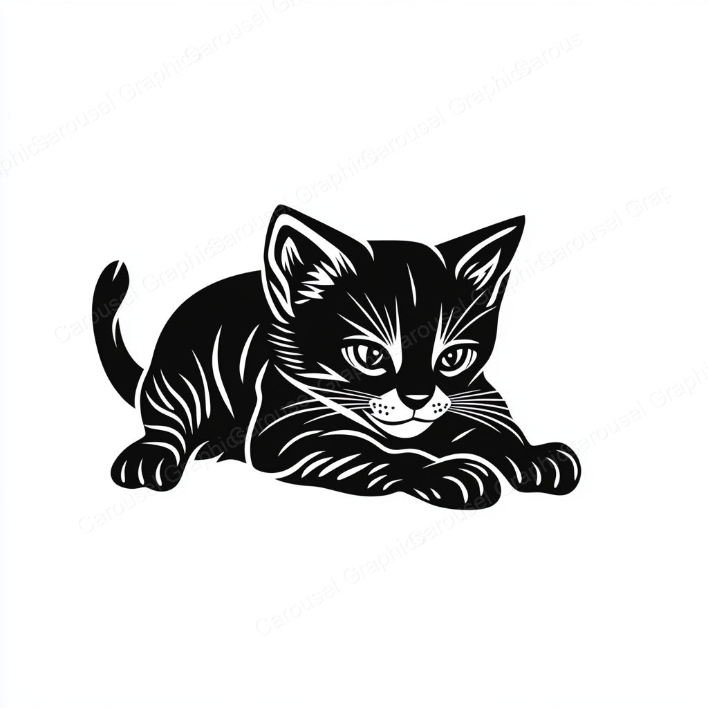 Kitten Vector Graphic preview