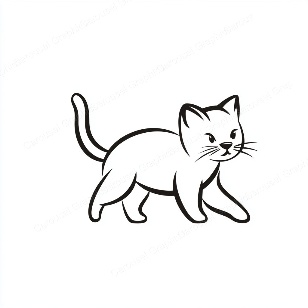 Kitten Vector Graphic preview