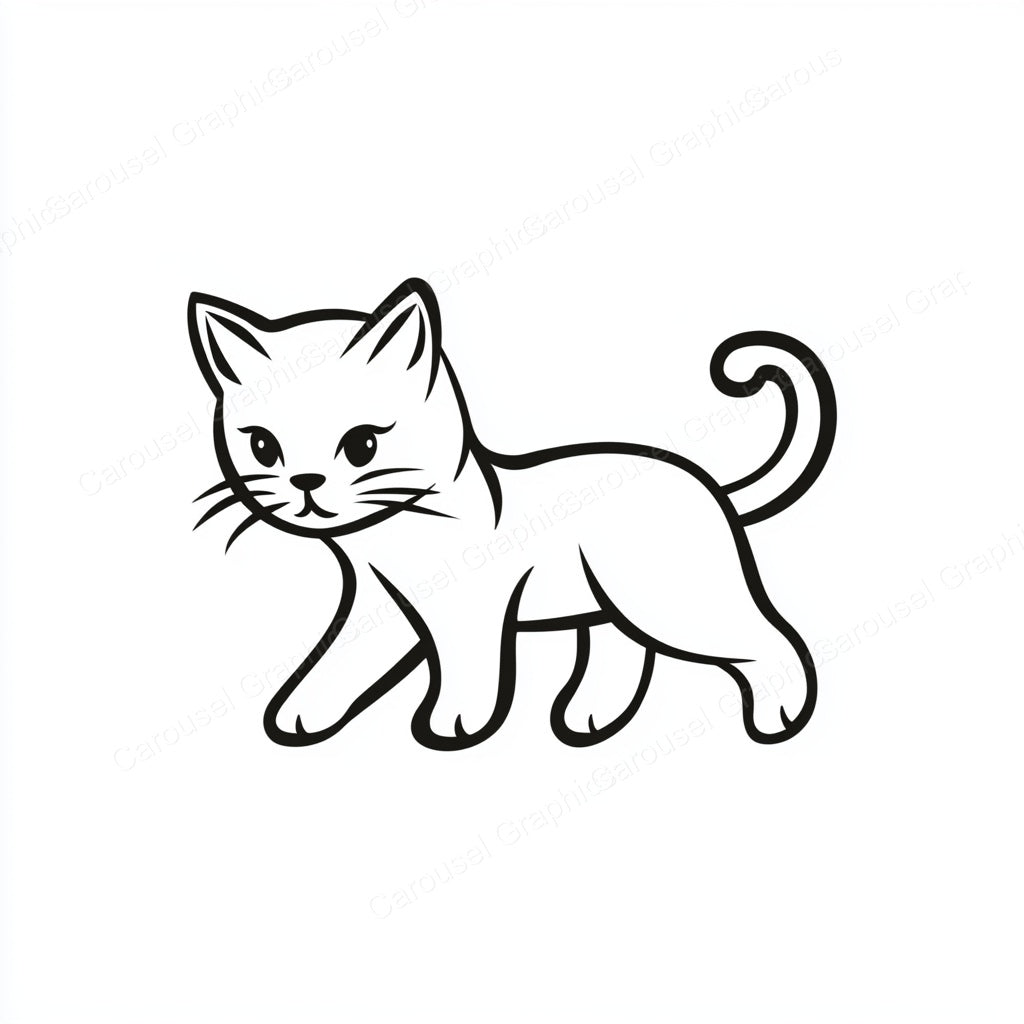 Kitten Vector Graphic preview