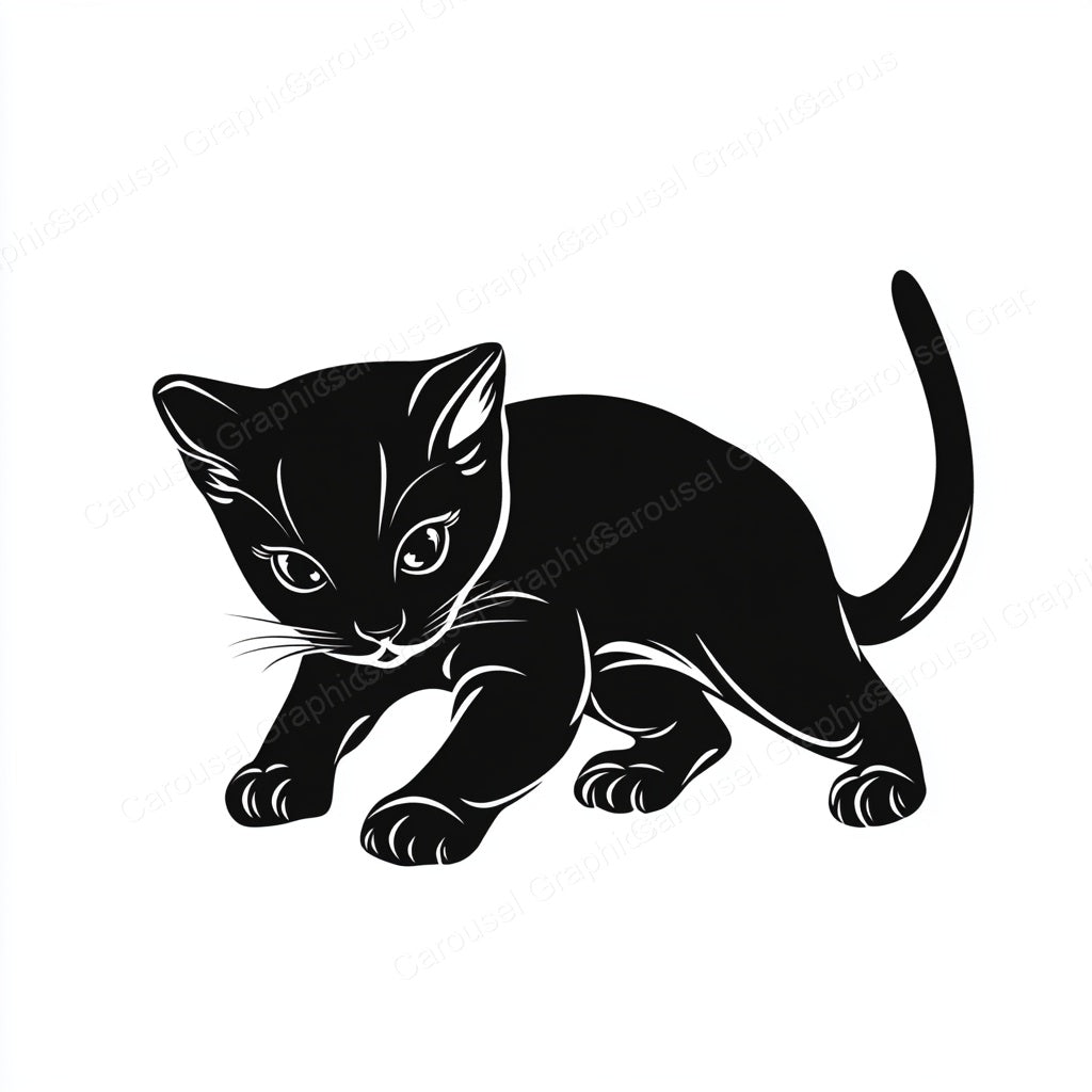 Kitten Vector Graphic preview