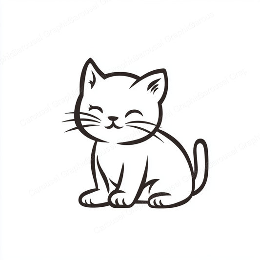 Kitten Vector Graphic preview