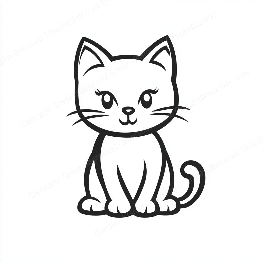 Kitten Vector Graphic preview