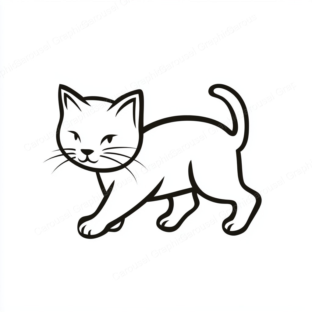 Kitten Vector Graphic preview
