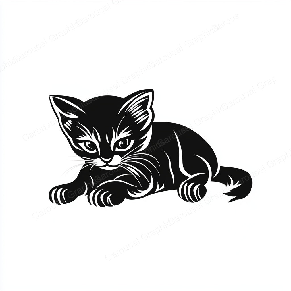 Kitten Vector Graphic preview