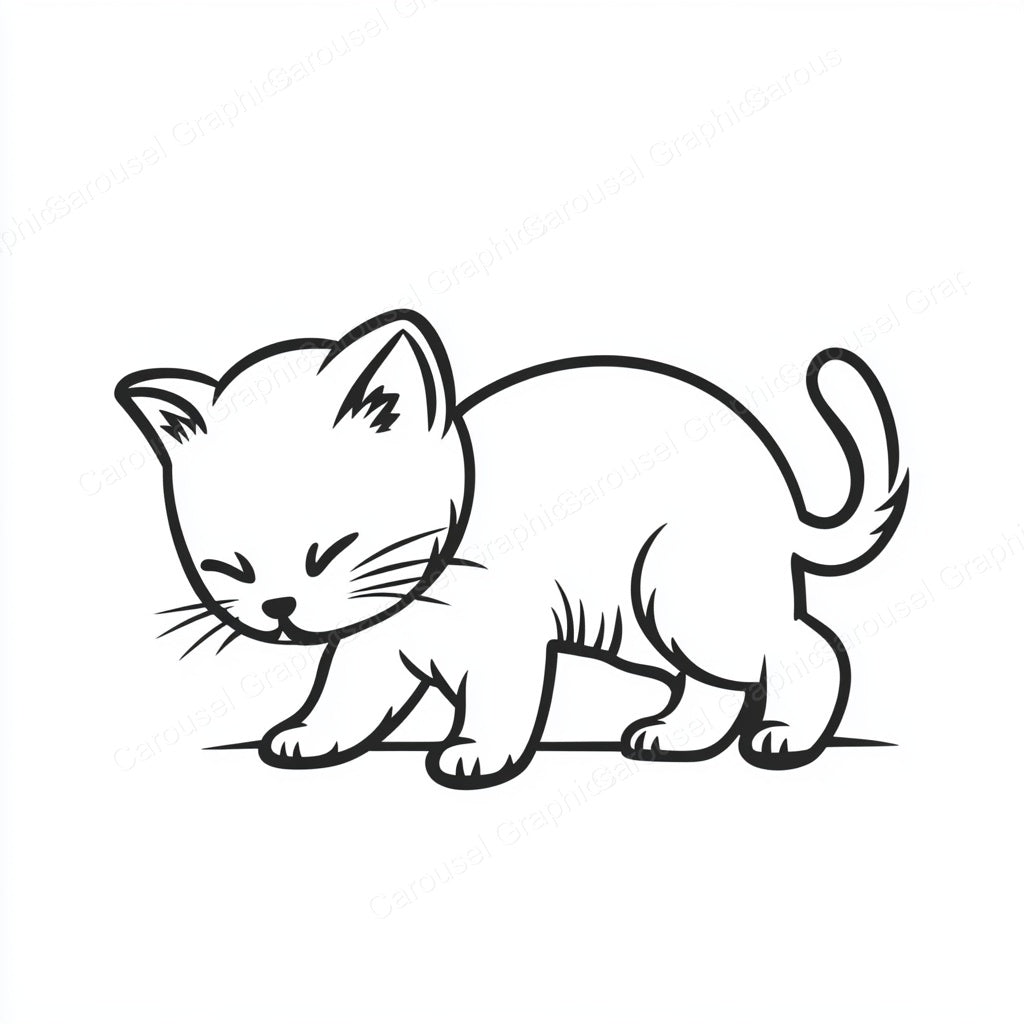 Kitten Vector Graphic preview