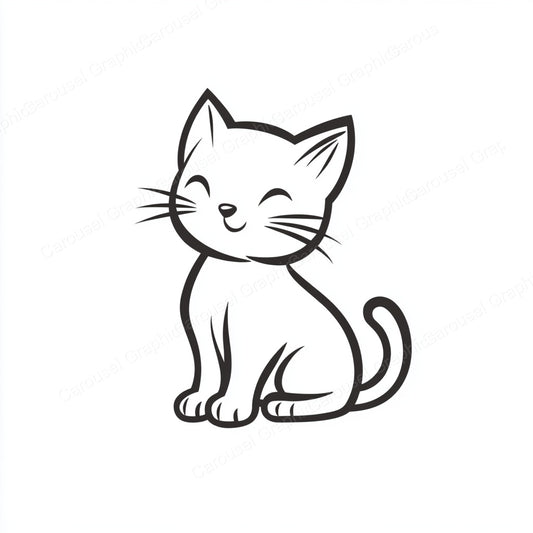 Kitten Vector Graphic preview