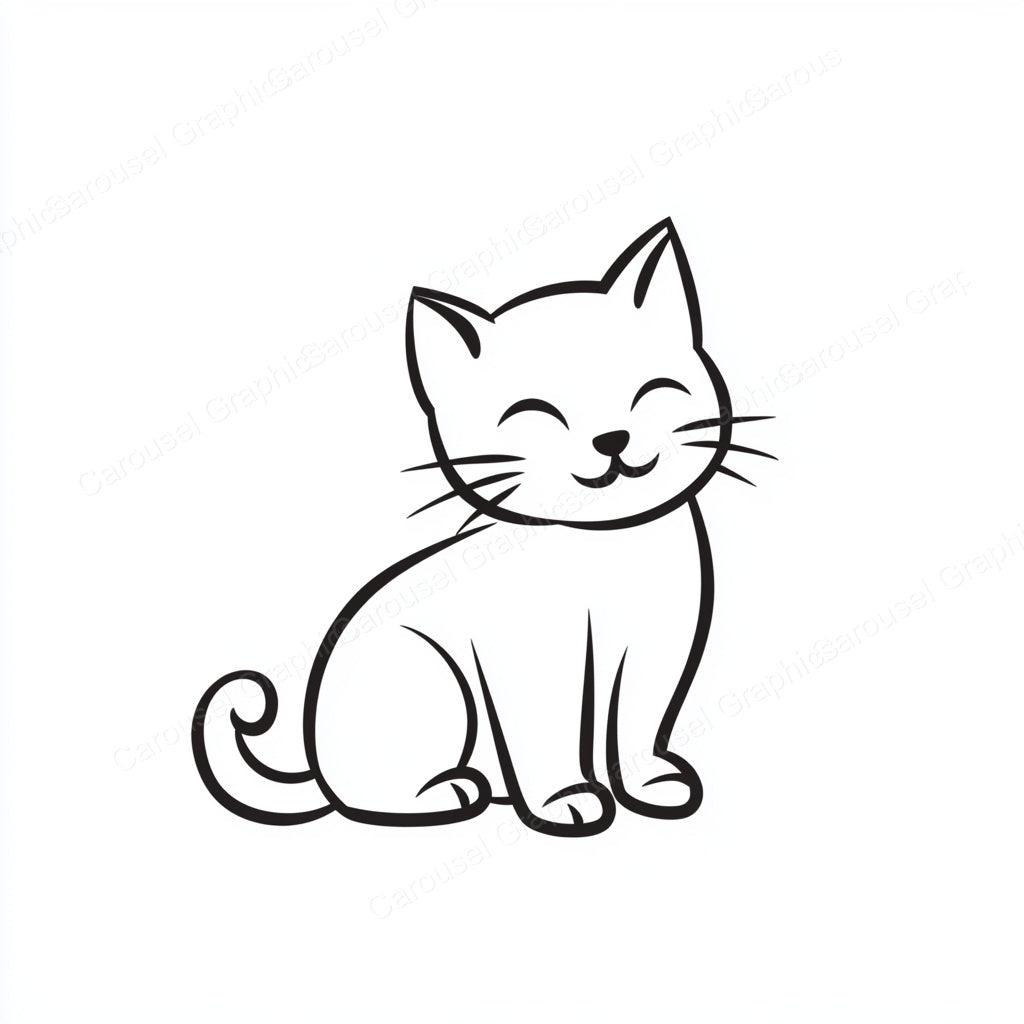 Kitten Vector Graphic preview