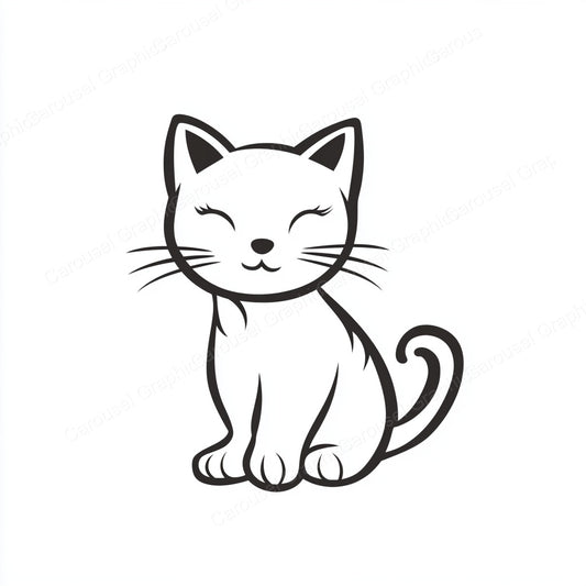 Kitten Vector Graphic preview