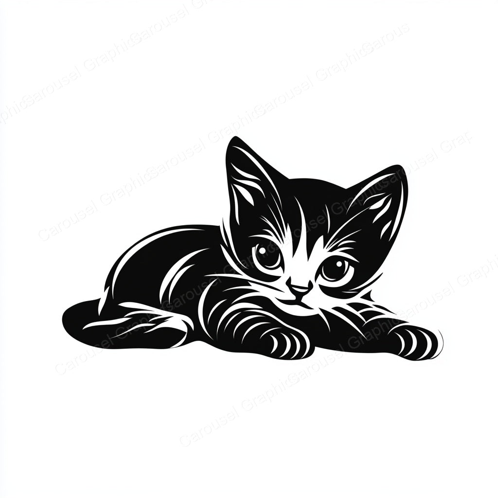 Kitten Vector Graphic preview