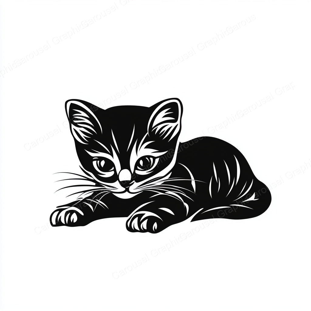 Kitten Vector Graphic preview