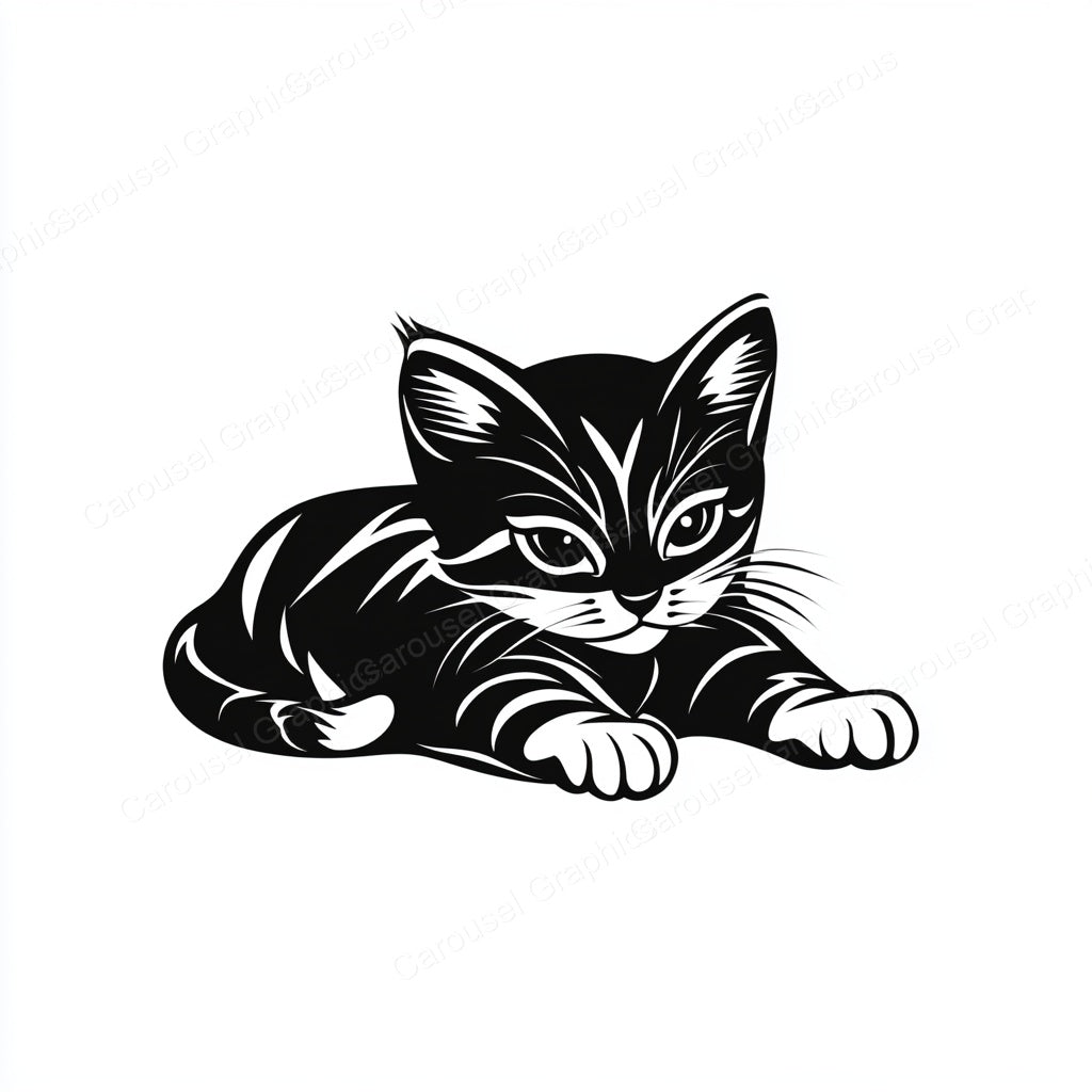 Kitten Vector Graphic preview