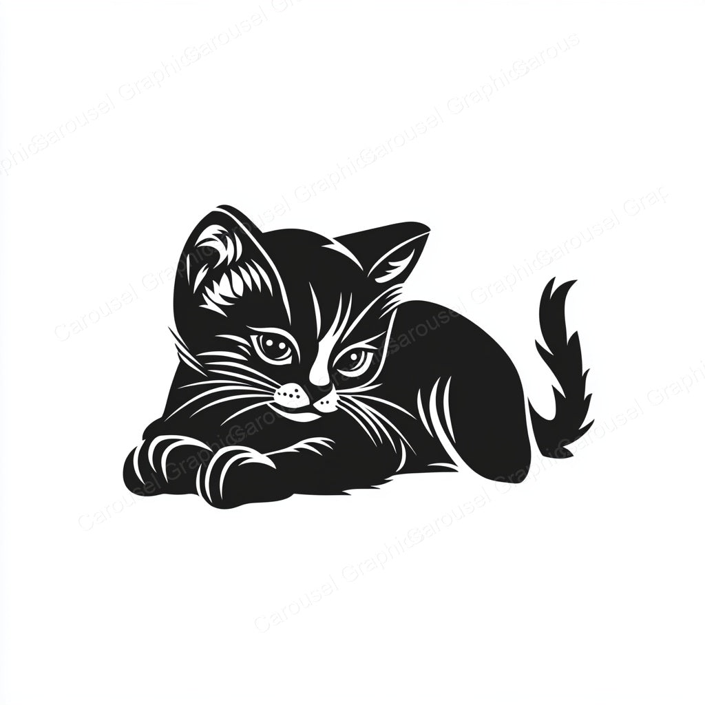 Kitten Vector Graphic preview