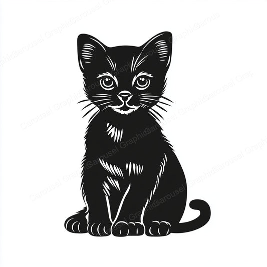 Kitten Vector Graphic preview