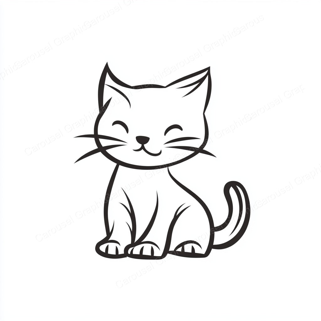 Kitten Vector Graphic preview