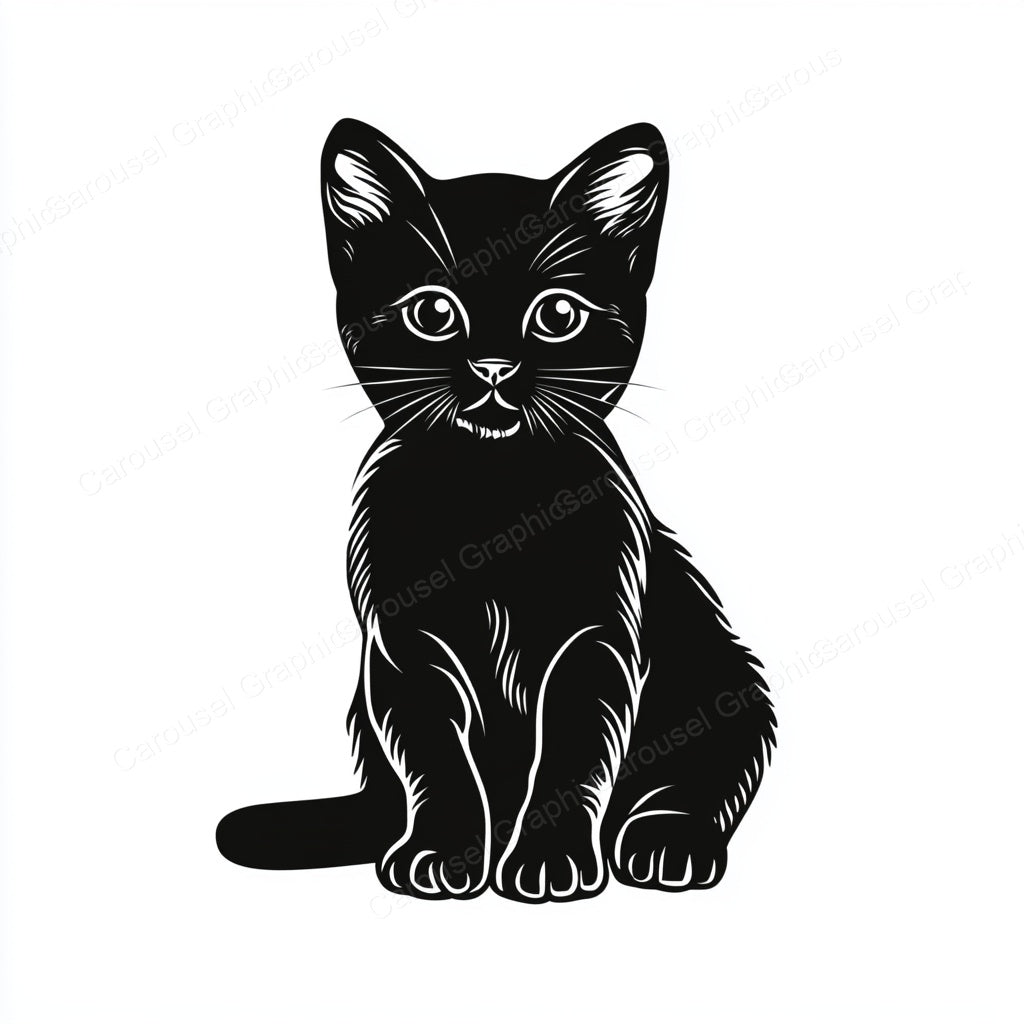 Kitten Vector Graphic preview