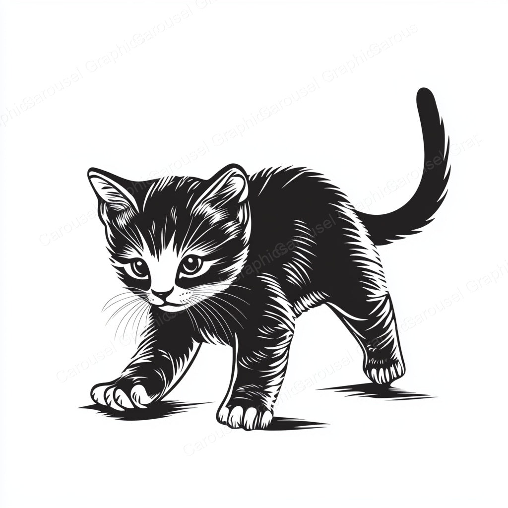Kitten Vector Graphic preview
