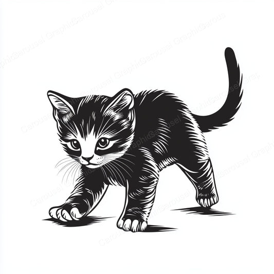 Kitten Vector Graphic preview