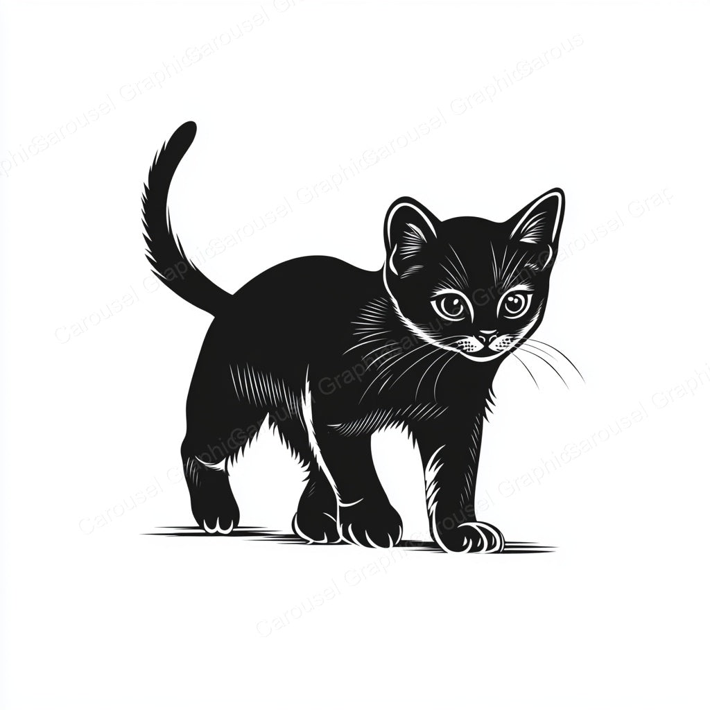 Kitten Vector Graphic preview