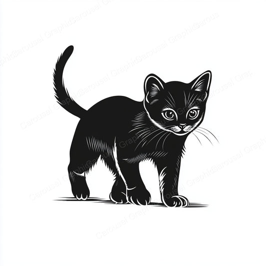 Kitten Vector Graphic preview