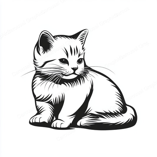 Kitten Vector Graphic preview