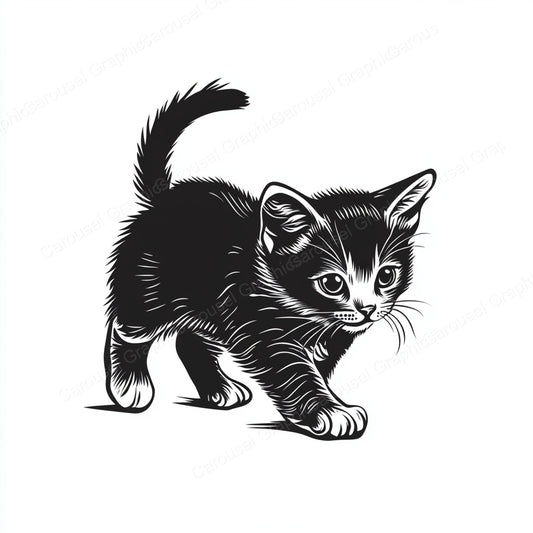 Kitten Vector Graphic preview