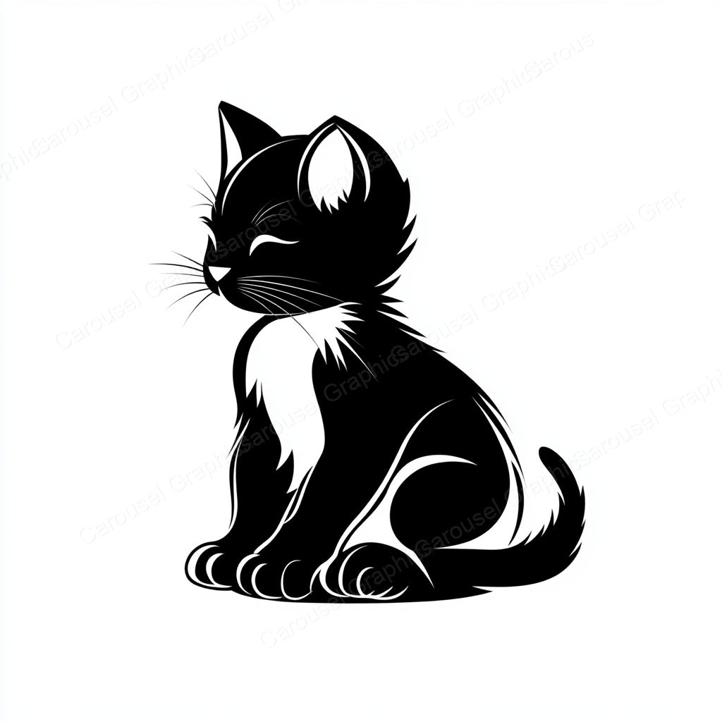 Kitten Vector Graphic preview