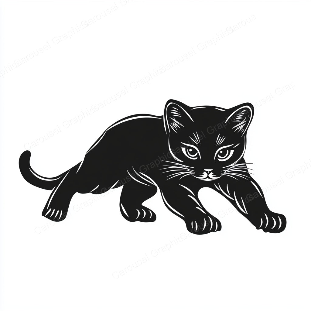 Kitten Vector Graphic preview