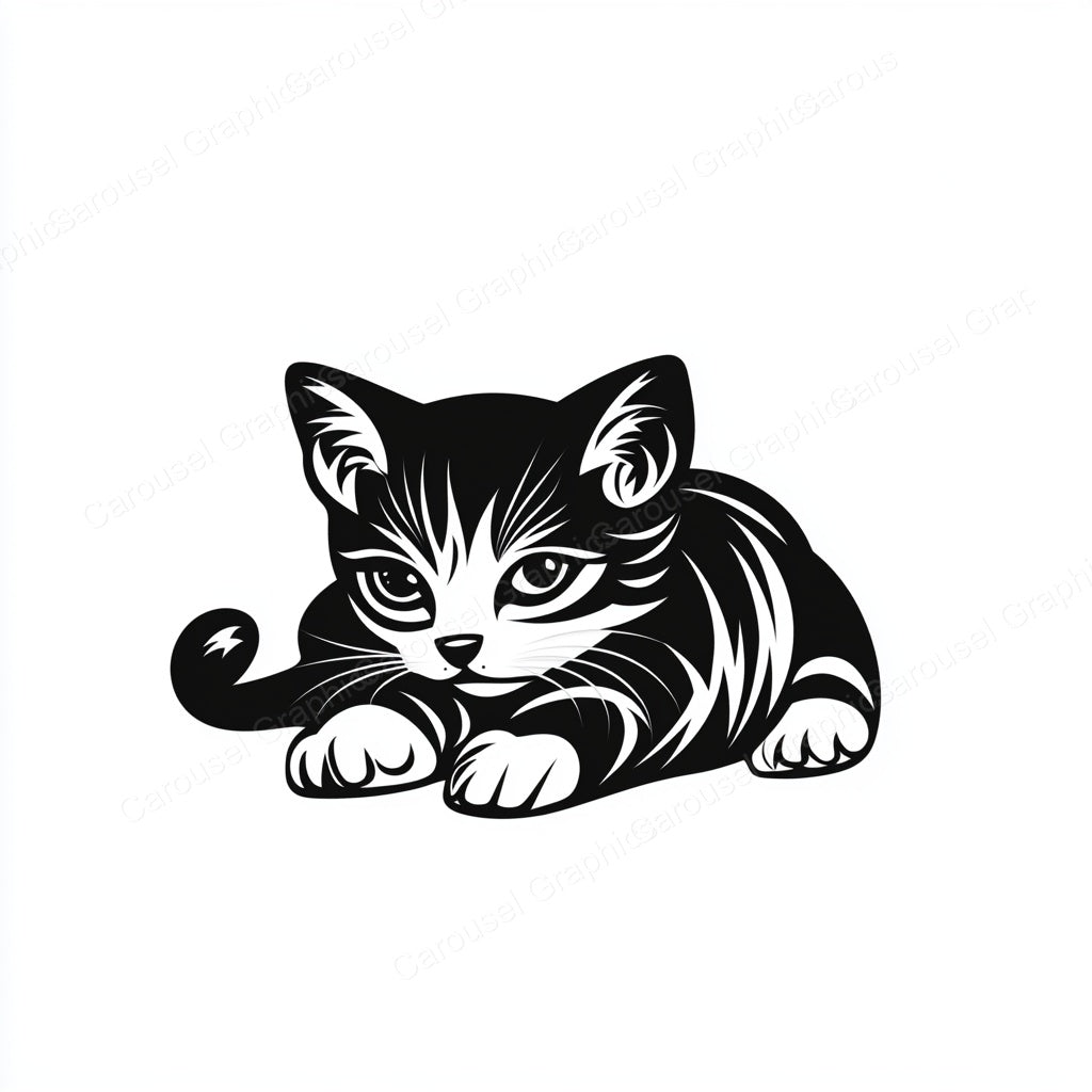 Kitten Vector Graphic preview