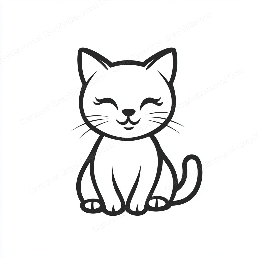 Kitten Vector Graphic preview