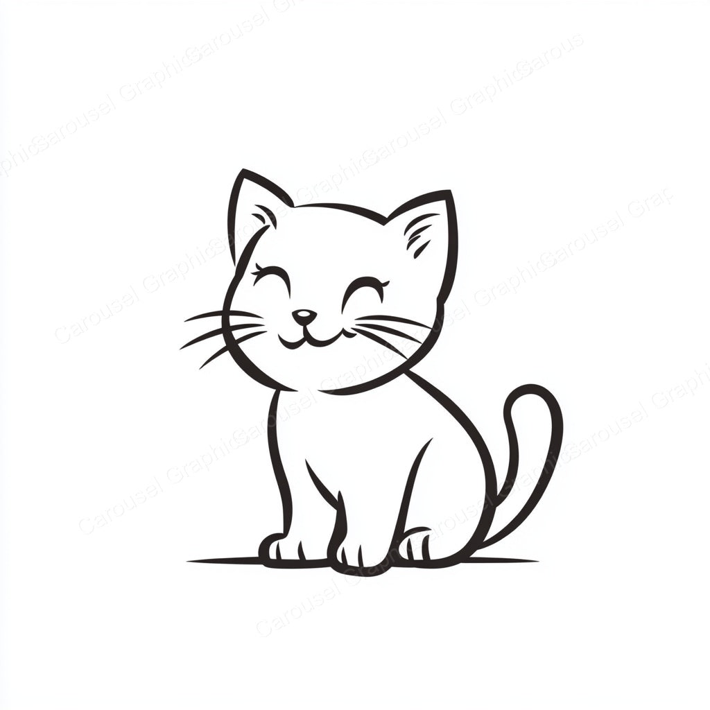 Kitten Vector Graphic preview