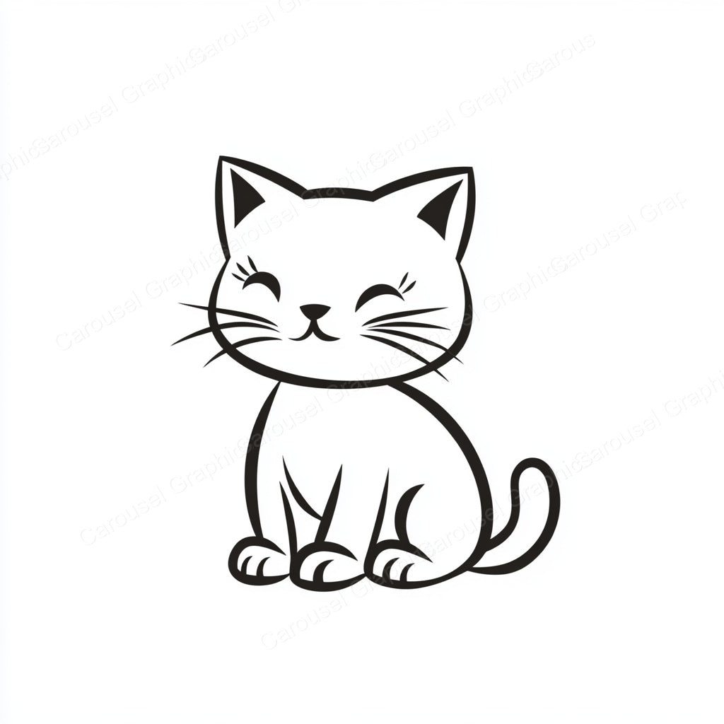 Kitten Vector Graphic preview