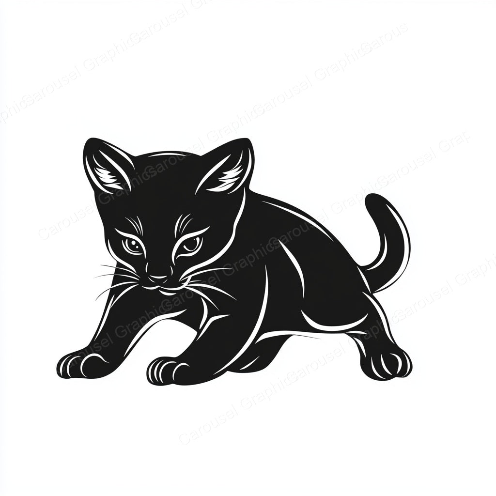 Kitten Vector Graphic preview