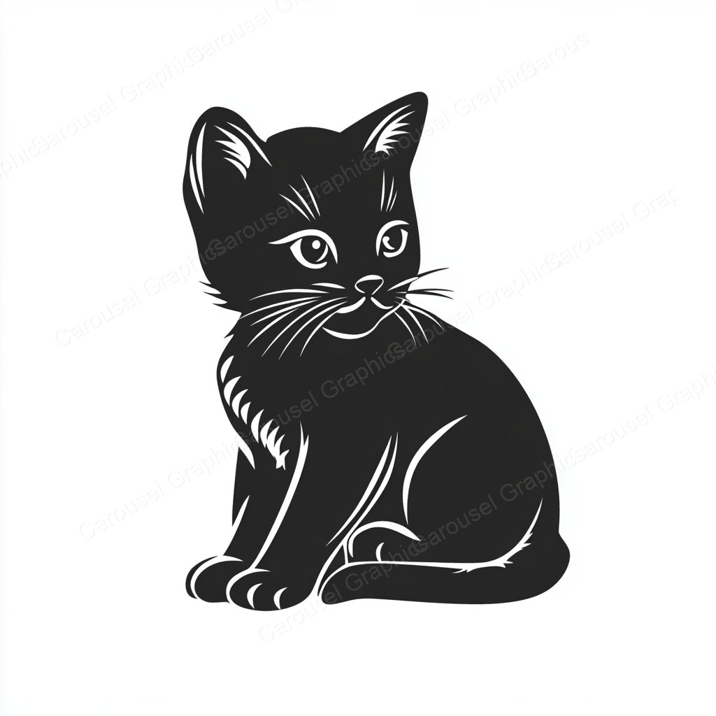 Kitten Vector Graphic preview