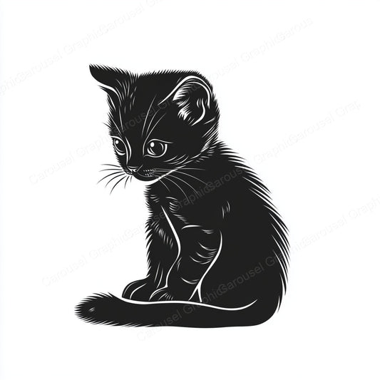 Kitten Vector Graphic preview