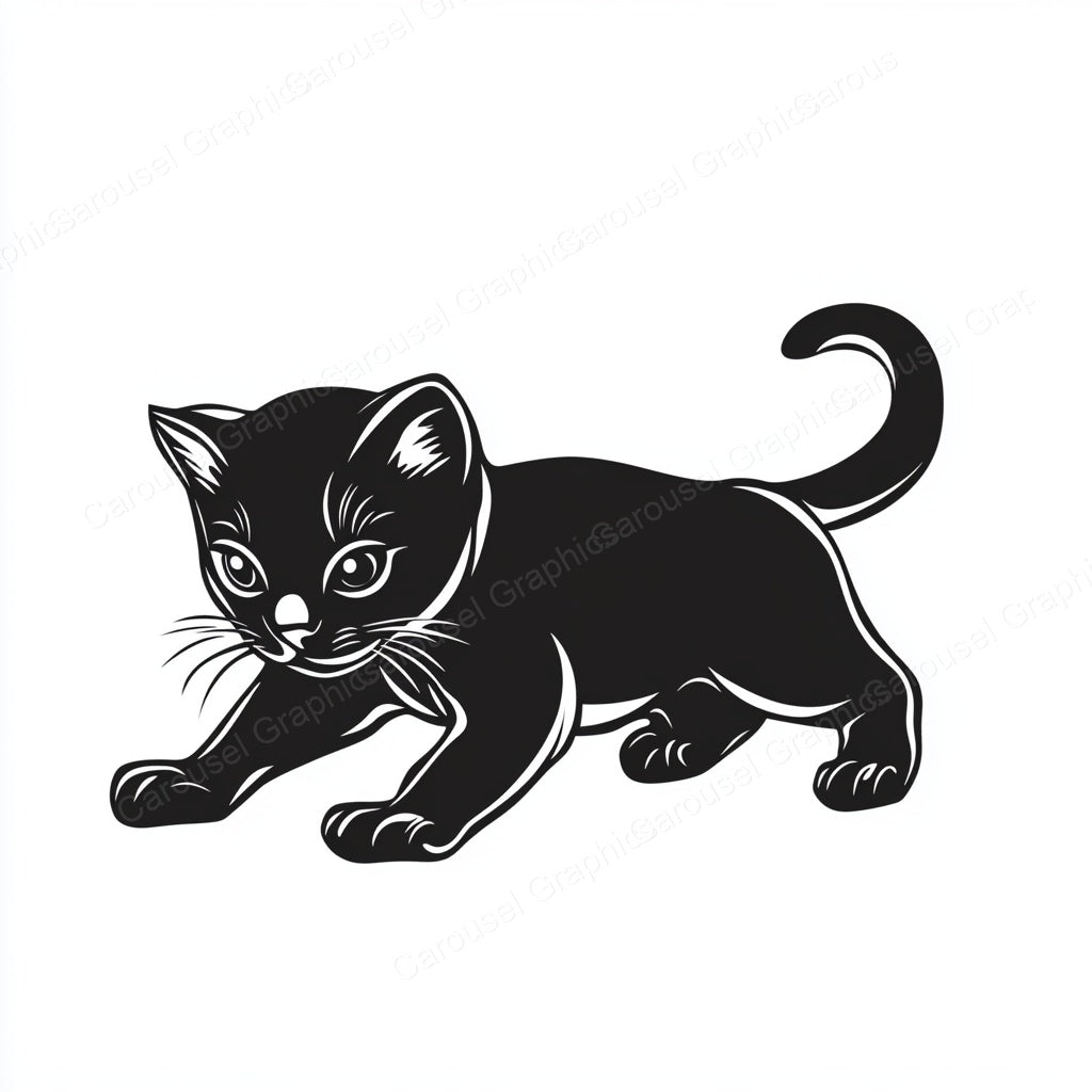 Kitten Vector Graphic preview