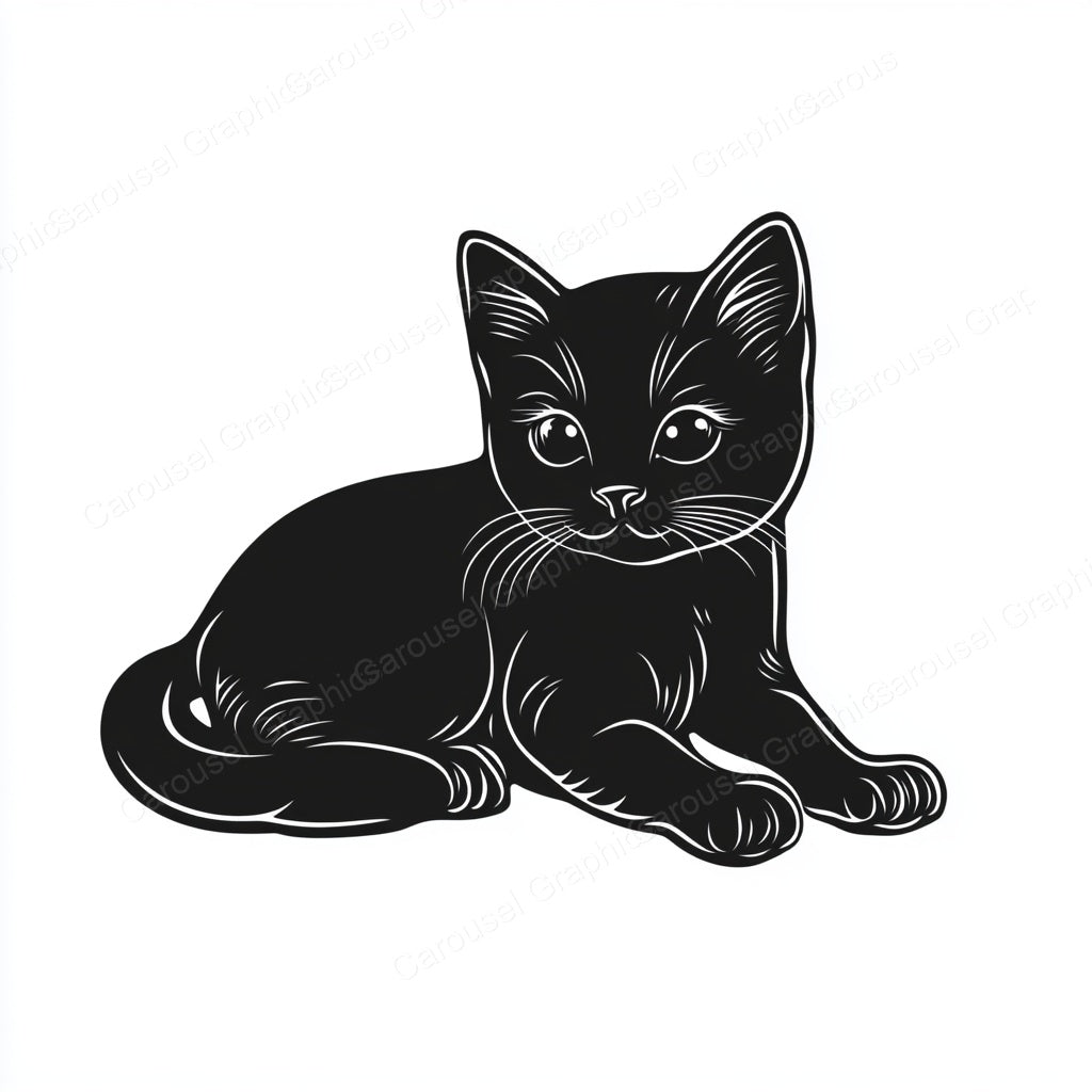 Kitten Vector Graphic preview