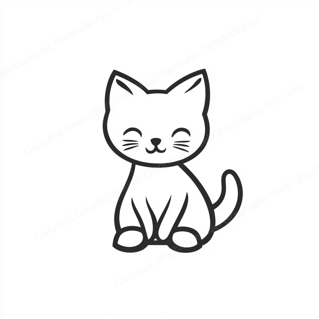 Kitten Vector Graphic preview