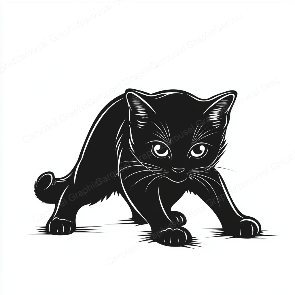 Kitten Vector Graphic preview