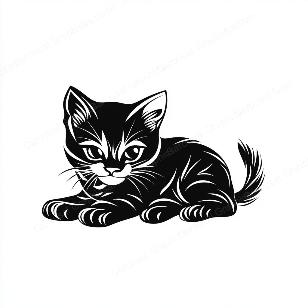 Kitten Vector Graphic preview