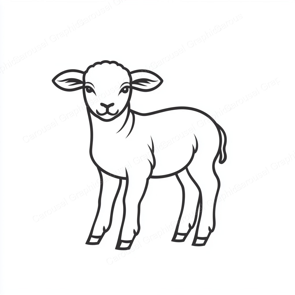 Lamb Vector Graphic preview