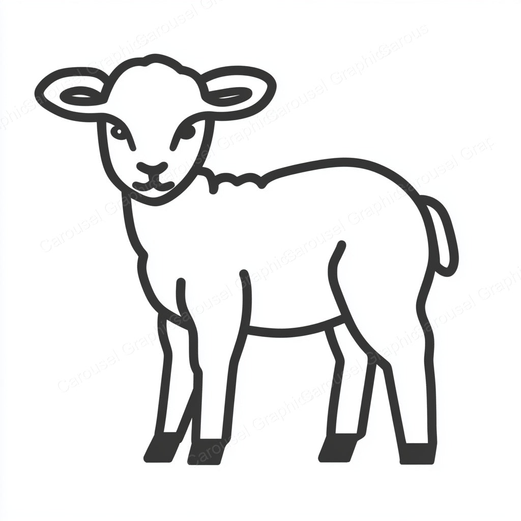 Lamb Vector Graphic preview